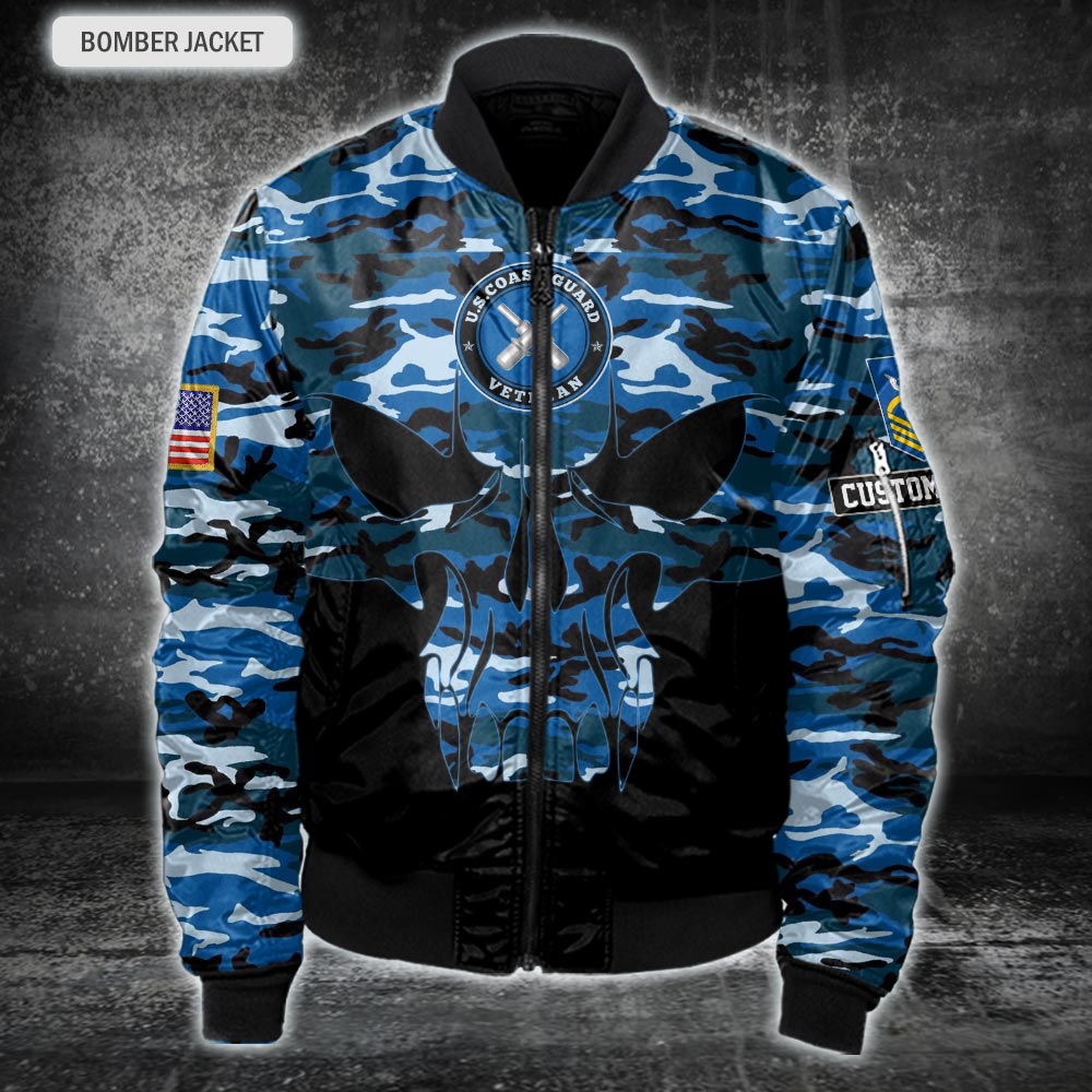 US Coast Guard Ratings - Bomber Jacket - 999Custom.com