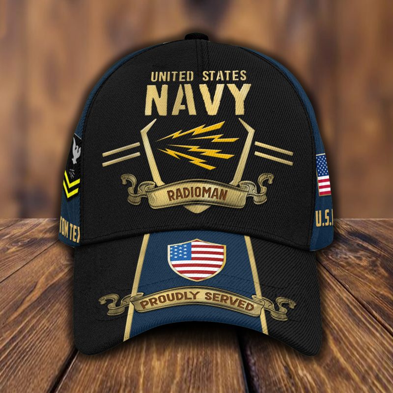 Proudly Served - Navy Rating - Classic Cap - 999Custom.com