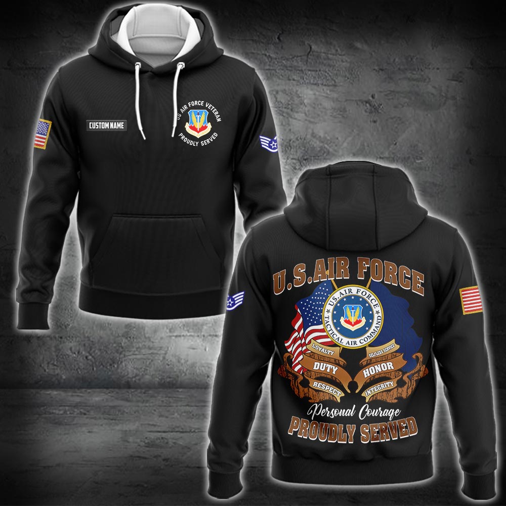 US Military - Air Force Command - Hoodie - 999Custom.com