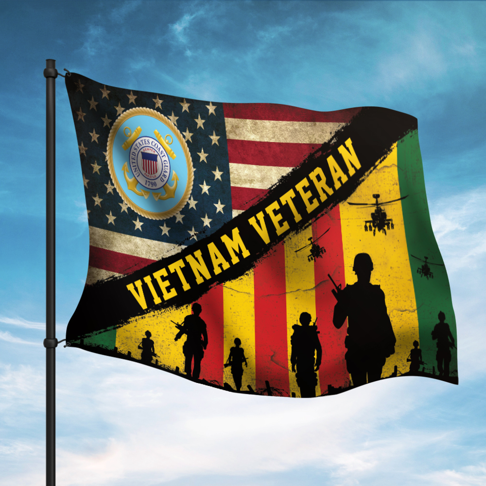 VIETNAM Veteran - US Military - Flying Flag 3×5 Feet(90×150 Cm ...