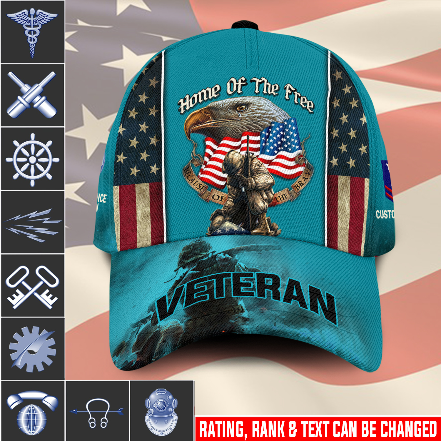 Coast Guard Rating Cap – TKT5911 - 999Custom.com