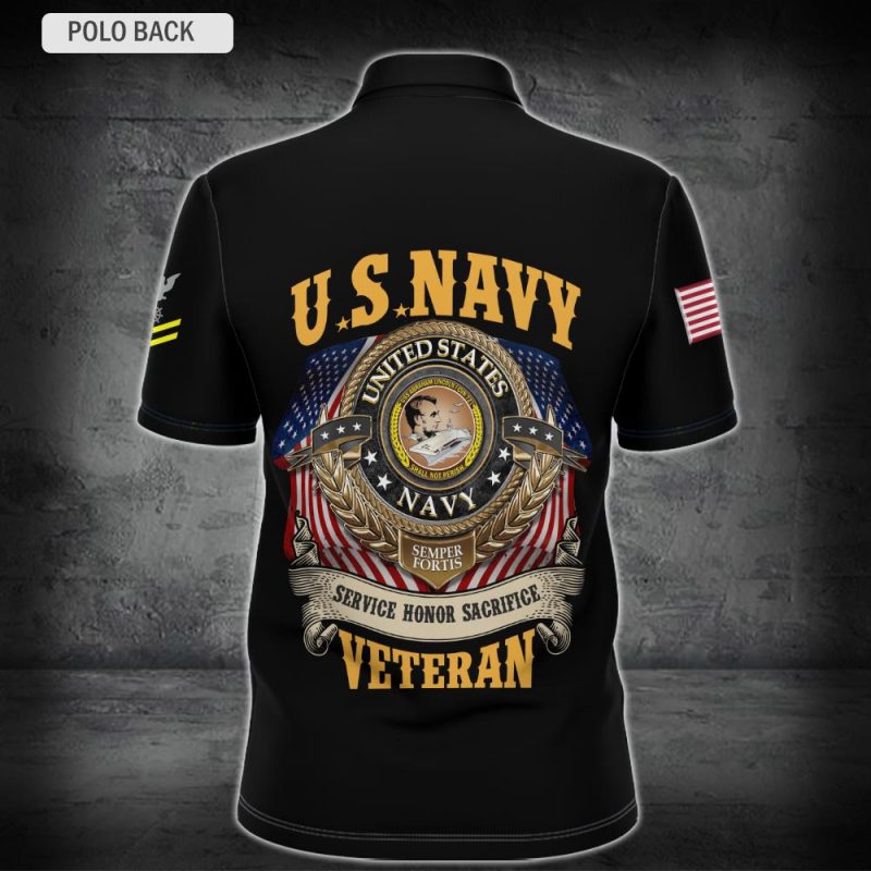 US Military - Navy Ship - Polo - 999Custom.com