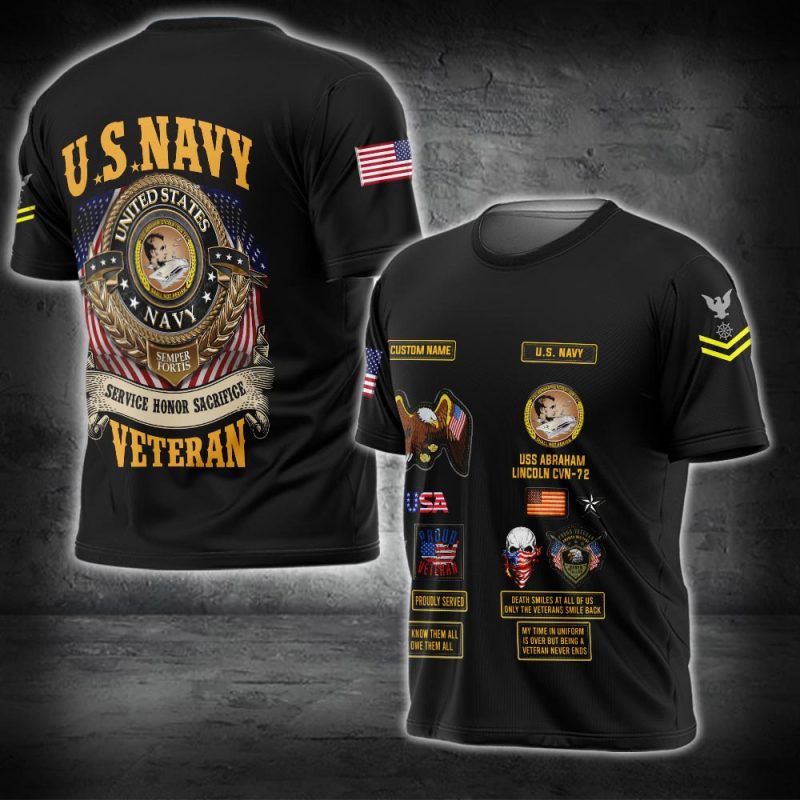 US Military - Navy Ship - T-Shirt - 999Custom.com