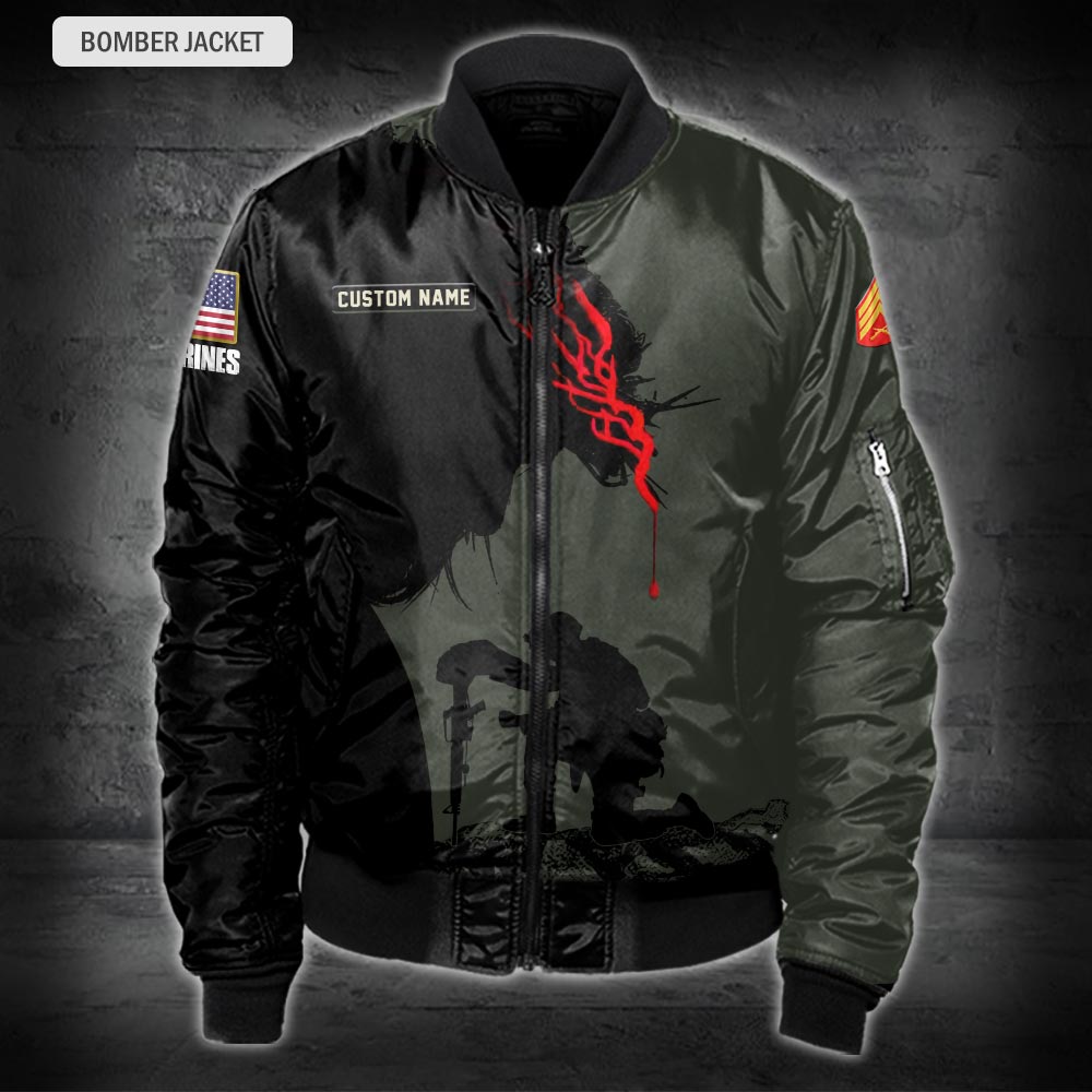 US Military - US Marine - Bomber Jacket - 999Custom.com