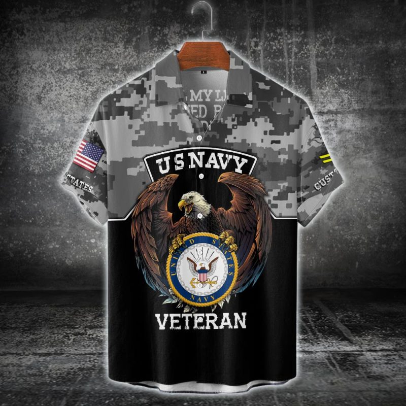 US Military - US Navy - Short Sleeve Button Shirt - 999Custom.com