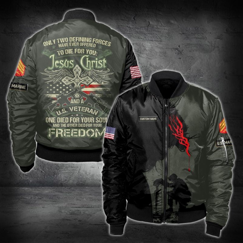 US Military - US Marine Corps - Bomber Jacket - 999Custom.com