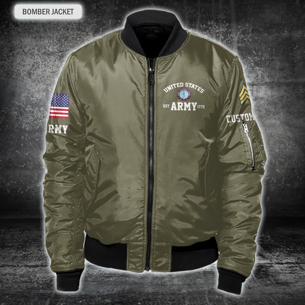 US Army National Guard - Bomber Jacket - 999Custom.com