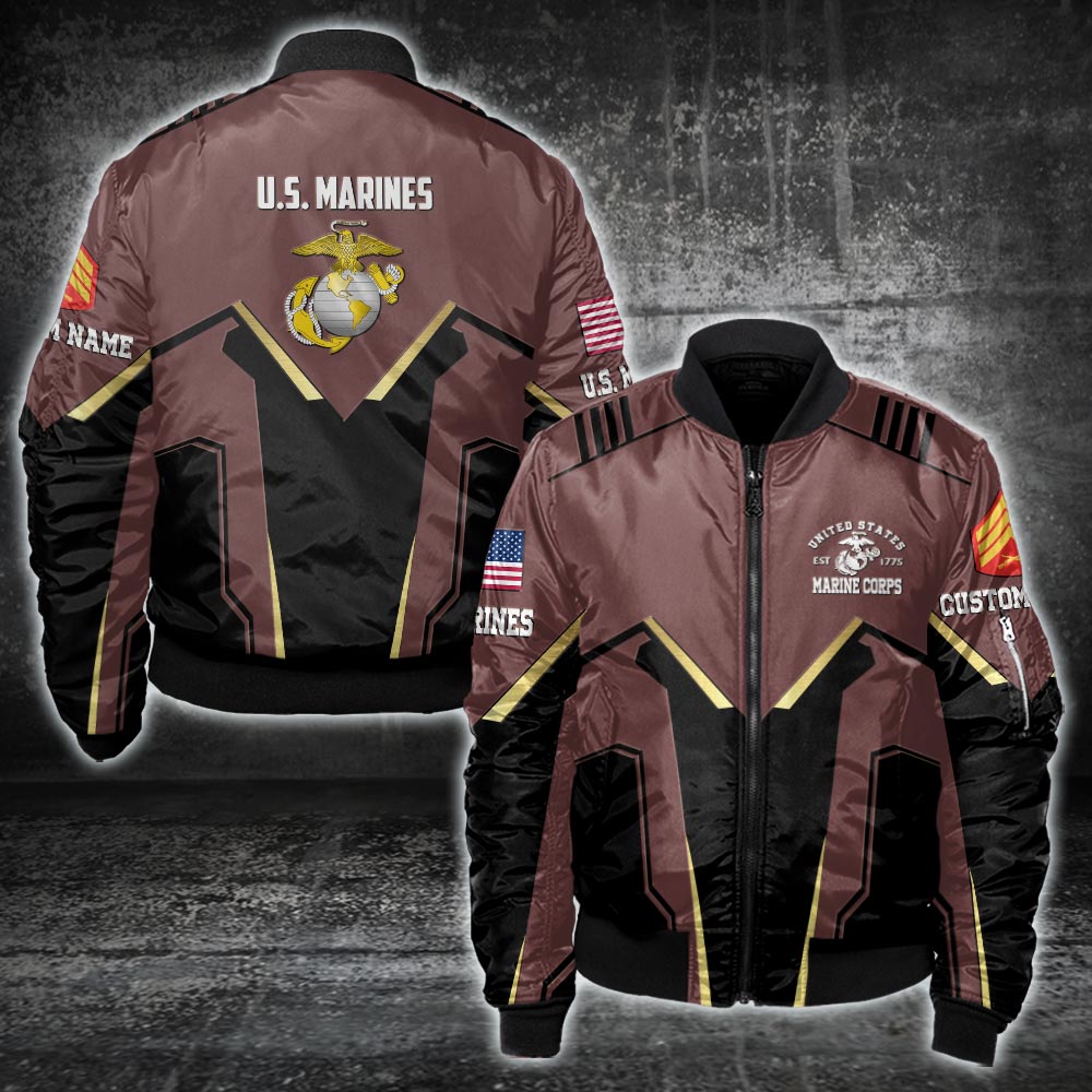 US Marine Corps - Bomber Jacket - 999Custom.com