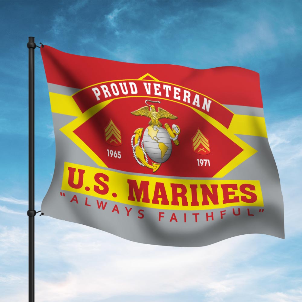 US Marine Corps - Flying Flag 3×5 Feet(90×150 Cm) - 999Custom.com