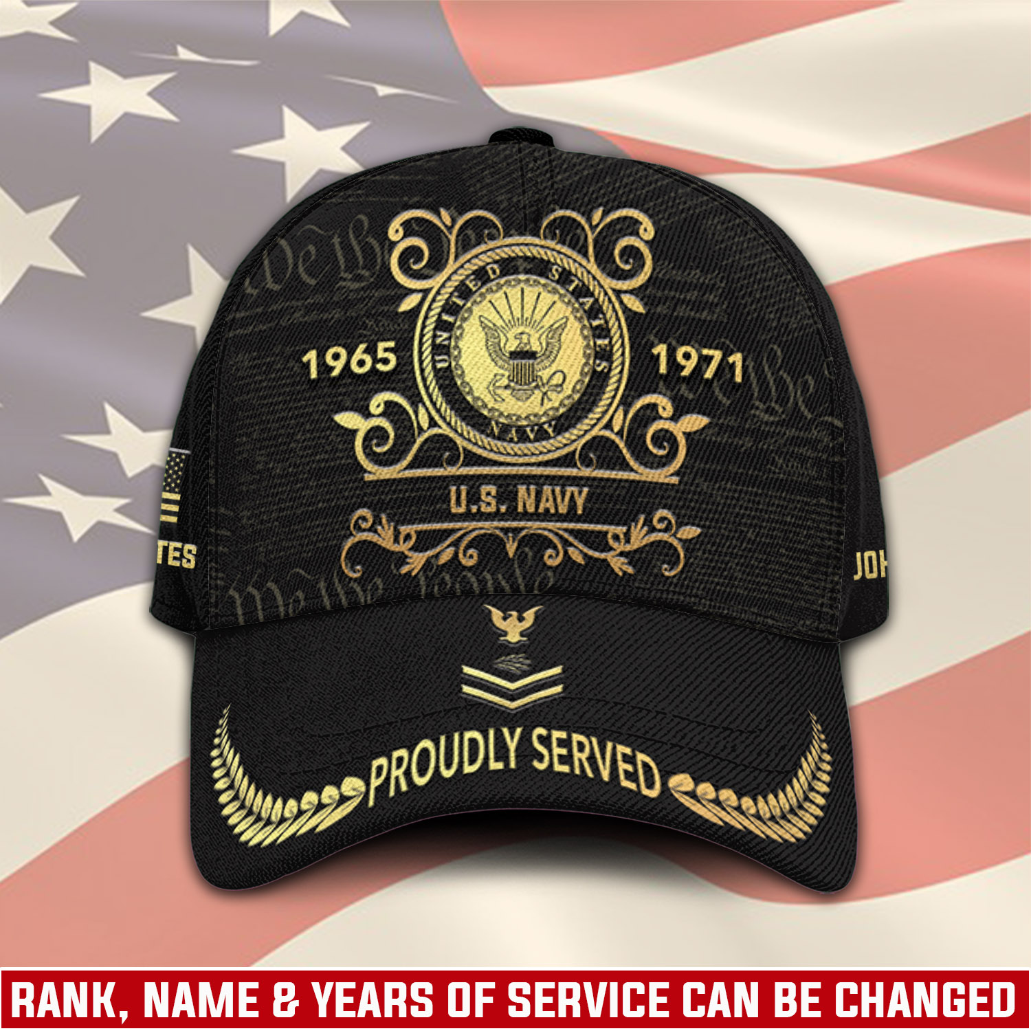 US Navy - Classic Cap - 999Custom.com