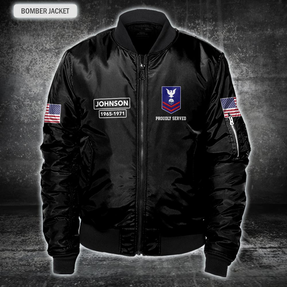 US Coast Guard - Bomber Jacket - 999Custom.com