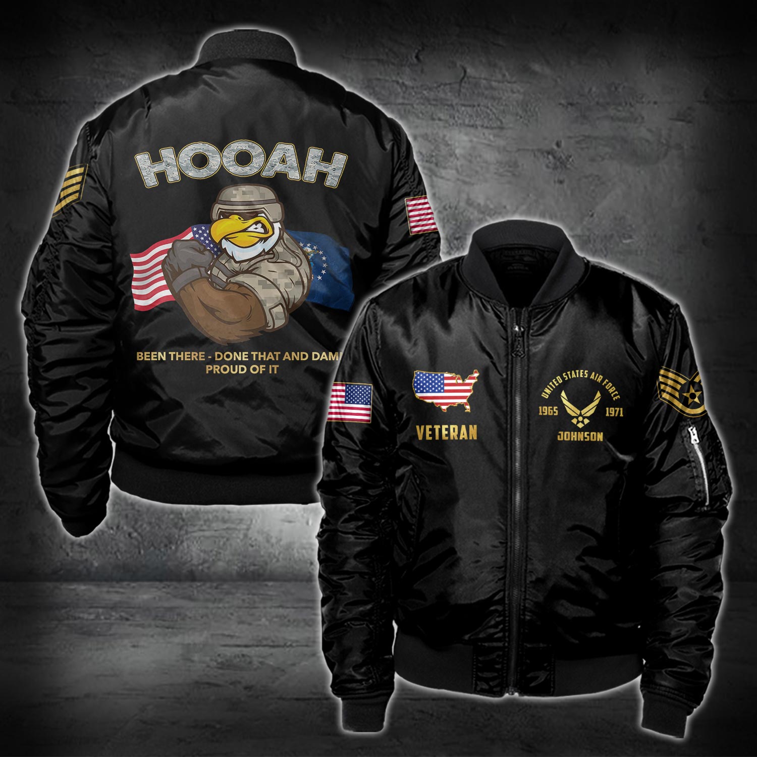 US Air Force - Bomber Jacket - 999Custom.com