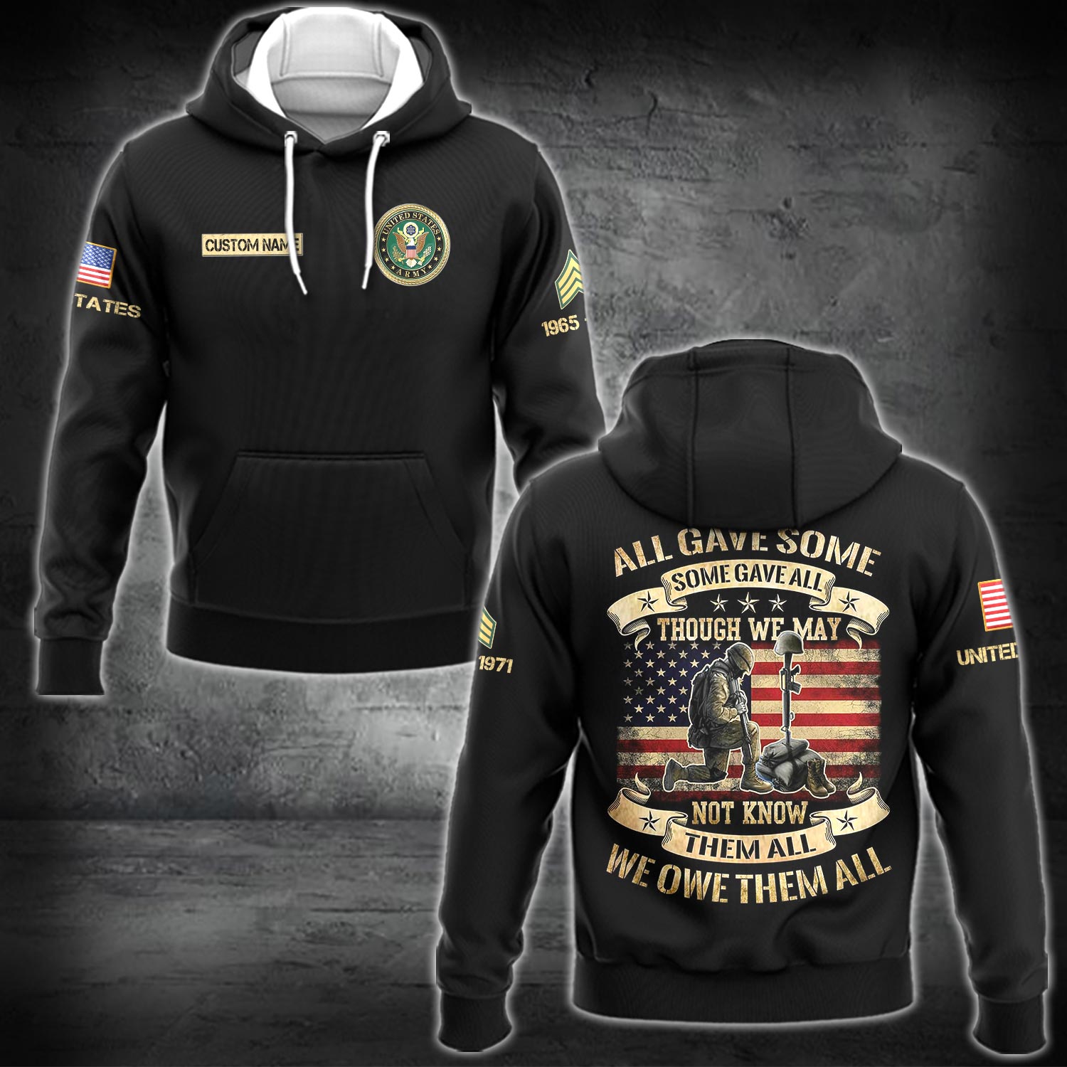 US Army - Hoodie - 999Custom.com